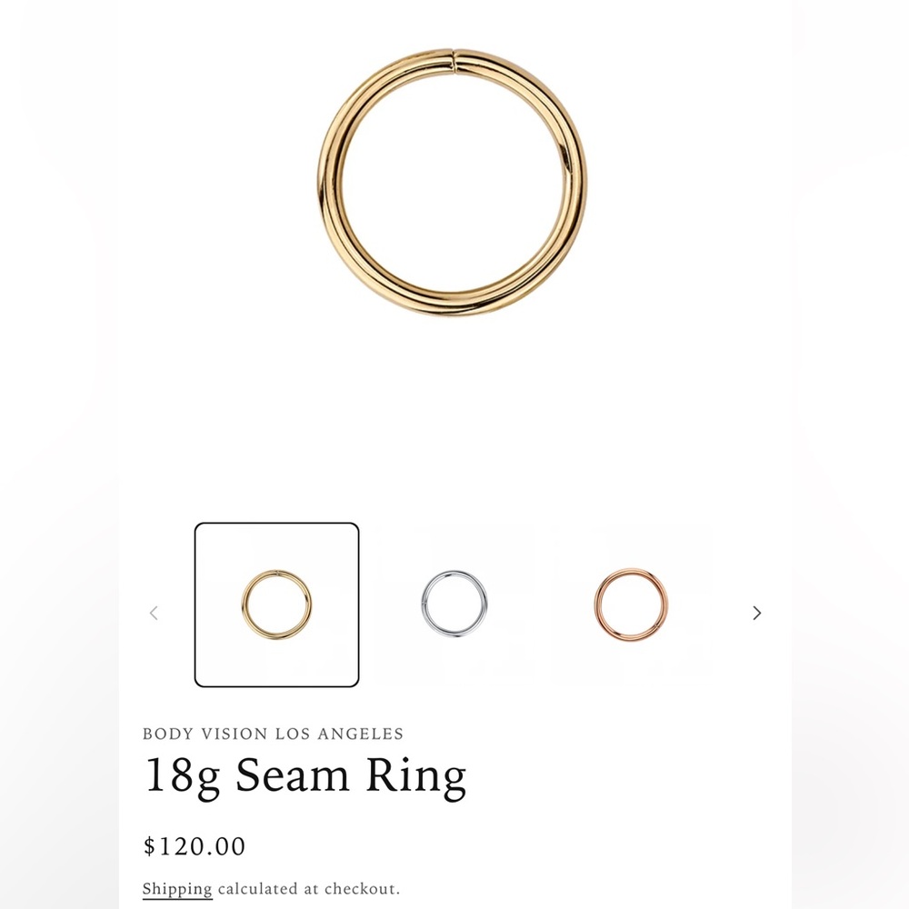 BVLA Seam Ring